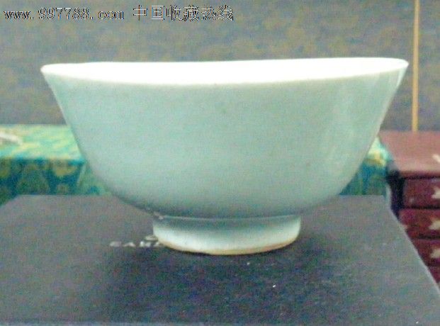 青釉小碗,青瓷/秘色瓷,豆青釉,民国,碗,其他窑系_第1张_7788青瓷收藏