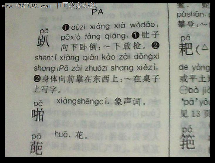 字典汉语拼音版,字典/辞典,现代汉语字典/辞典,九十年代(20世纪),32开