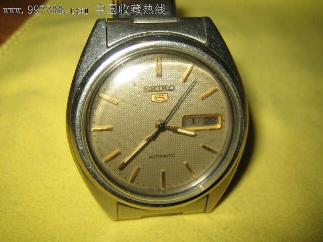 日本-精工5号盾-布纹盘-价格:400元-se12456041-手表/腕表-零售