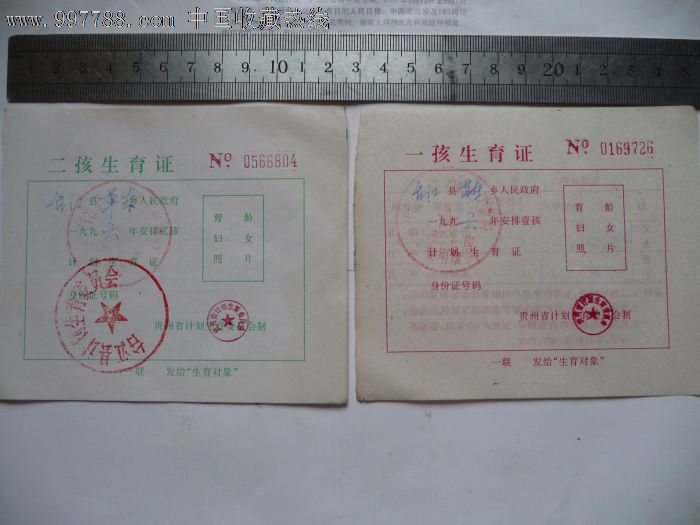 两孩生育证