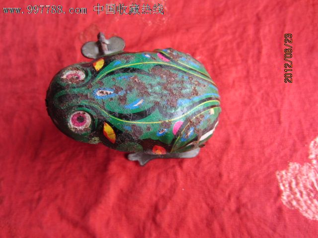 蹦蹦铁青蛙_铁皮玩具_飞天古玩店【7788收藏__中国收藏热线】