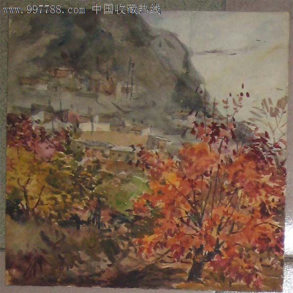 80年代水彩画——风景