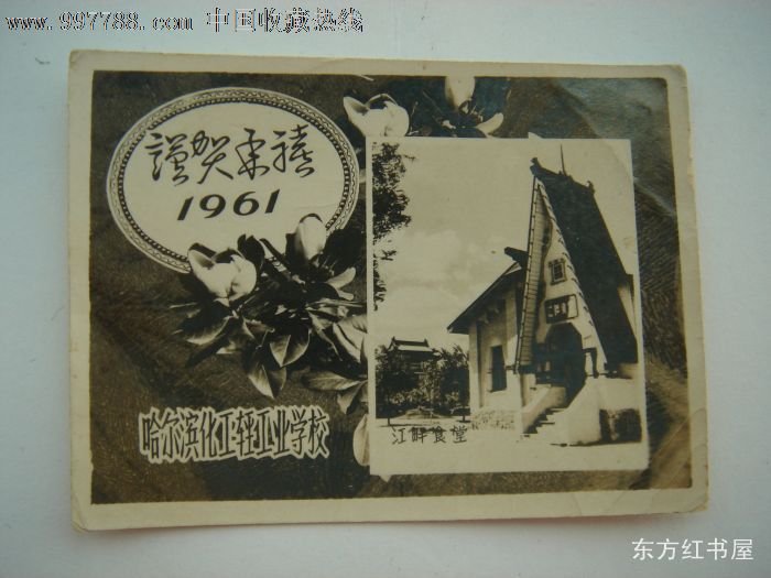 703.恭贺新禧1961-哈尔滨化工轻工学校、江畔