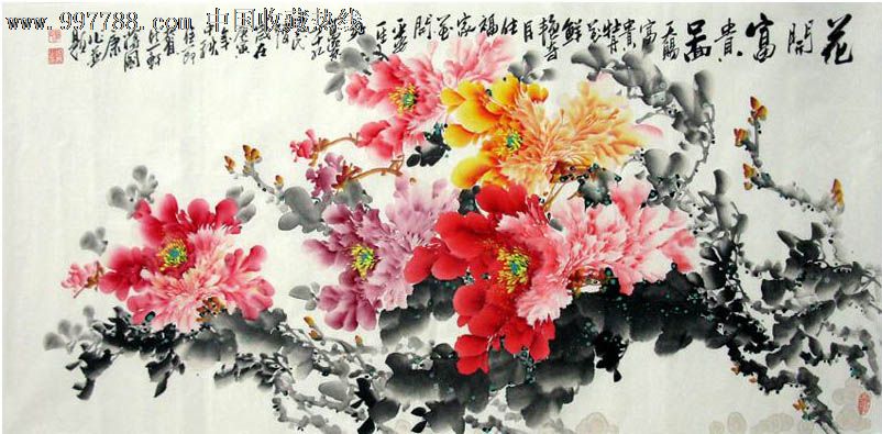 蒋国康·四尺精品牡丹-se12576587-花鸟国画原作-零售