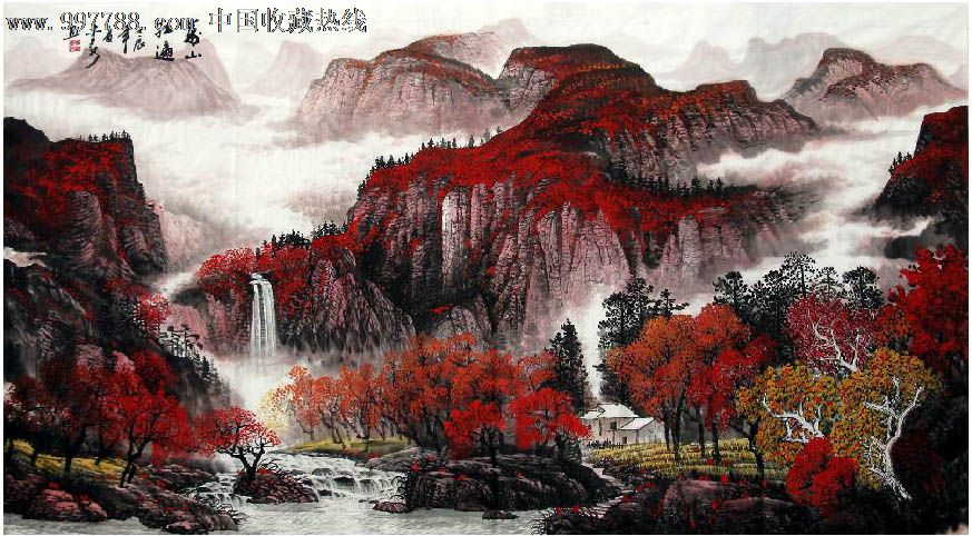 李新·六尺精品山水-se13057271-山水国画原作-零售-7788收藏