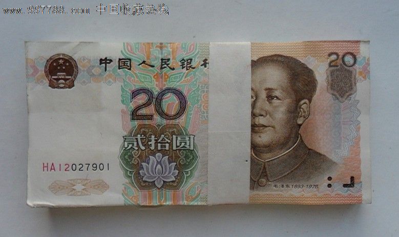 20元1999年,5元1999年 1999年20元