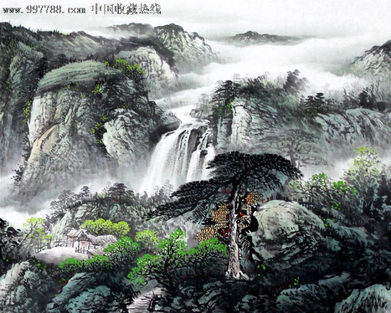 王新福/国画/山水画/小六尺/云藏三伏/21403