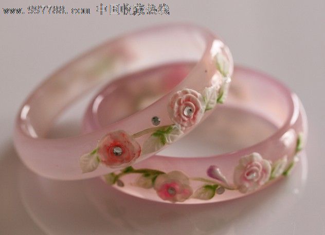 2012新款雕花款陕西冰花芙蓉玉手镯玉镯子