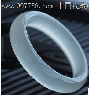 正品天然玉石玉器a货冰种蓝田玉手镯白玉手镯玉镯子