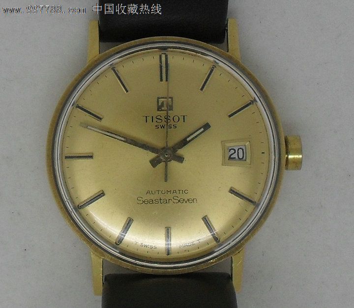 全自动18k/天梭tissot/男士手表/古董手表品相好走时好