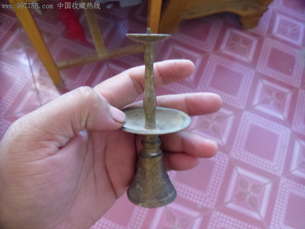 民国铜烛台