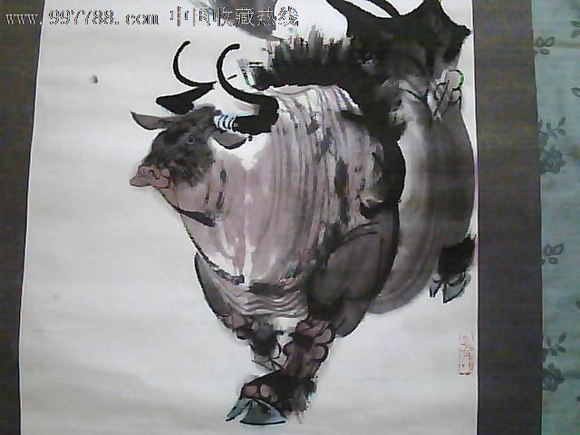 牛(王立志画)【80/47cm】