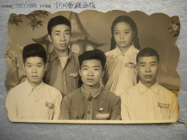 50年代学生合影照