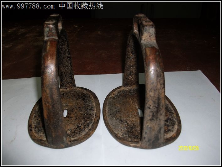 清代铜马镫