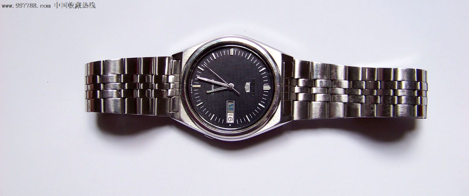 黑面精工(seiko)5号盾牌全自动机械表