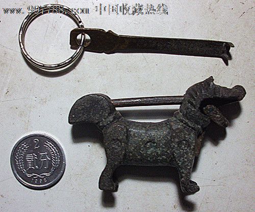 狗头锁-se14418102-铜锁\/铜钥匙-零售-7788收