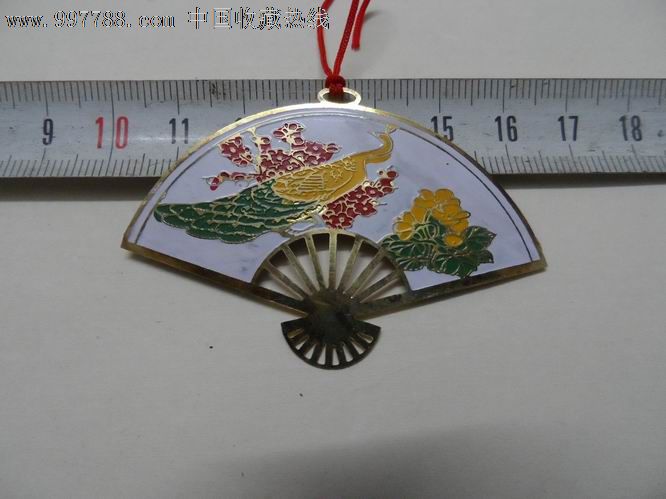 梅花,孔雀.书签