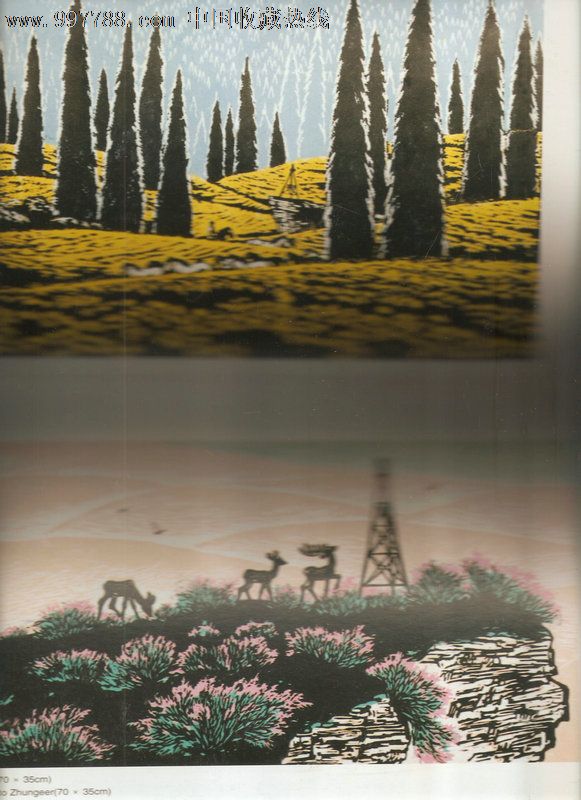 薛周琦画集(含彩色版画作品)