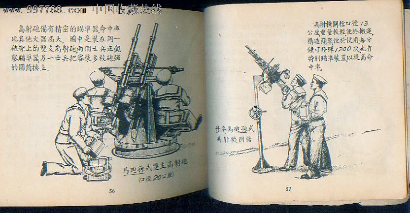 现代空军兵器【老版,连环画/小人书,五十年代(20世纪,绘画版