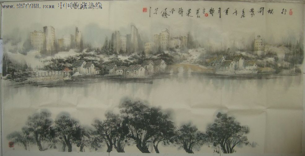 著名画家郑守宽四尺精品!