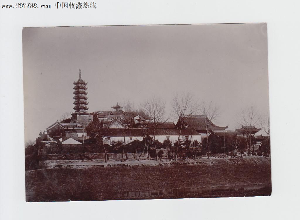 民国1920年代镇江金山寺老照片