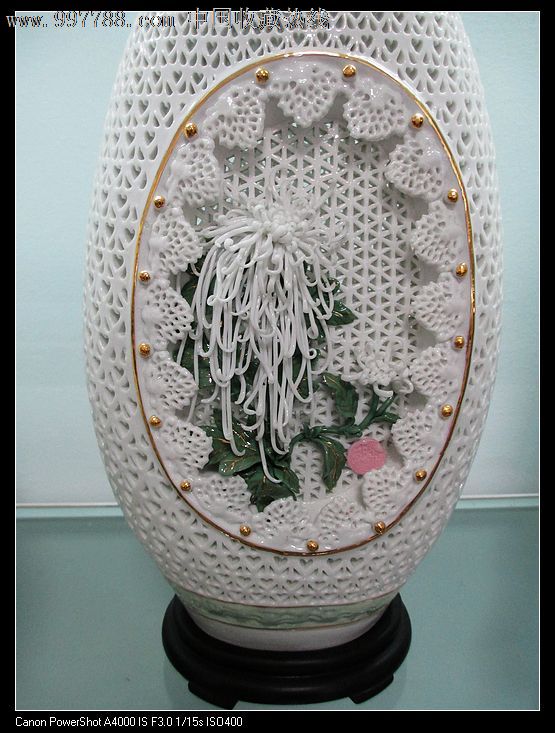 名师吴如潮美术陶瓷作品《花蕊》含收藏证书--不议价