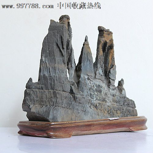 宜居品阁山形石景观石柳州奇石幽兰石yws722海外仙山