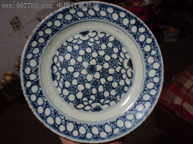 清代雍正青花梅花纹大号盘-se15358368-青花瓷-零售-7788收藏__中国