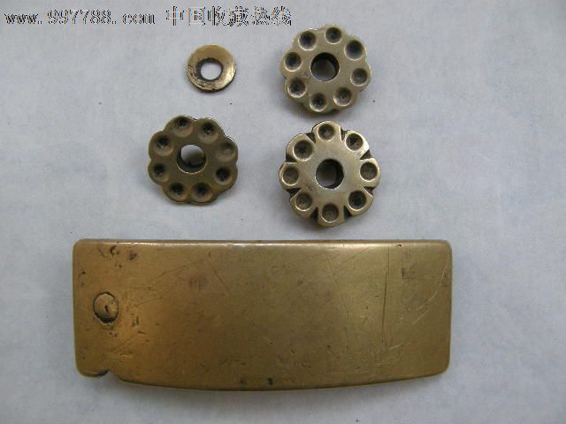 老皮带扣铜8832cm