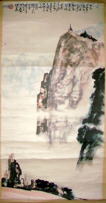 乐山著名画家熊世森国画一幅