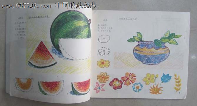 小学生学画-蜡笔画(画册)