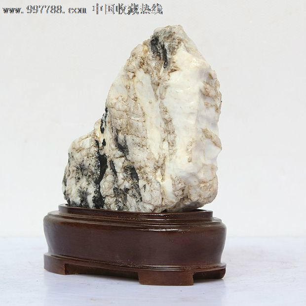 投资收藏桂灵石天然奇石漓江原石可媲美白灵璧石gls022雪狮/峭壁