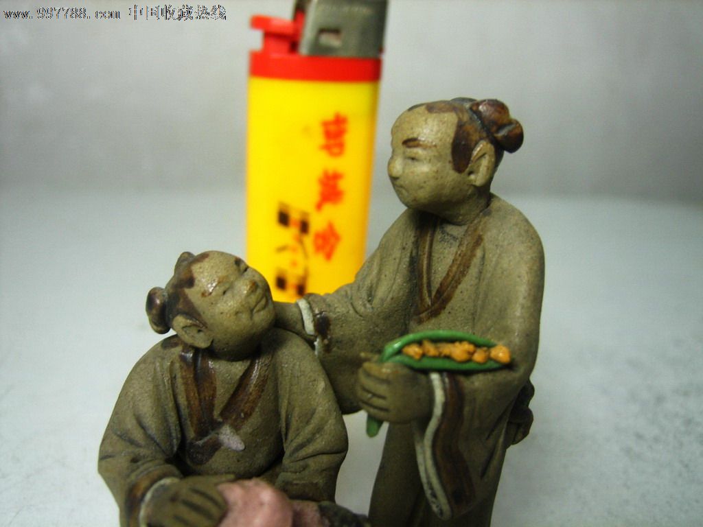 旧微型石湾公仔---和合二仙_第3张_7788收藏__中国收藏热线
