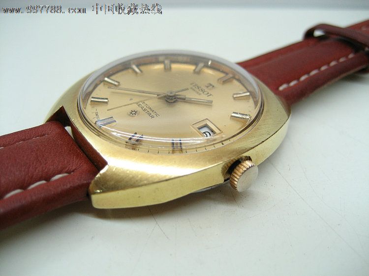 正品二手名表\/天梭包金单历\/保值\/爱好\/收藏\/古