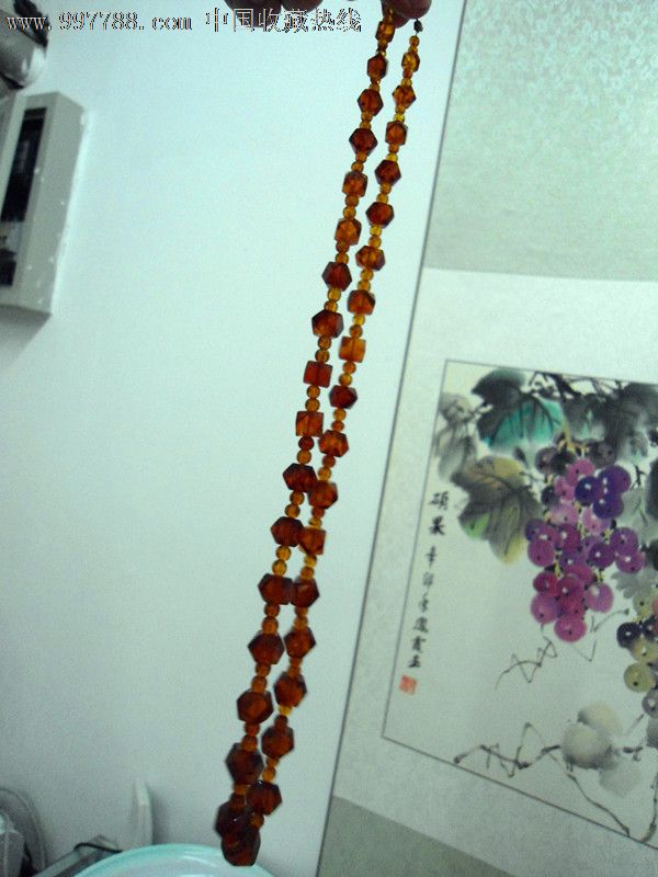 抚顺天然琥珀项链(八大锤)