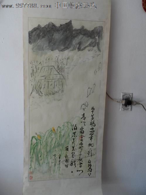 两个黄莺鸣垂柳,一行白鹭上青天-价格:10元-se16101571-山水国画原作