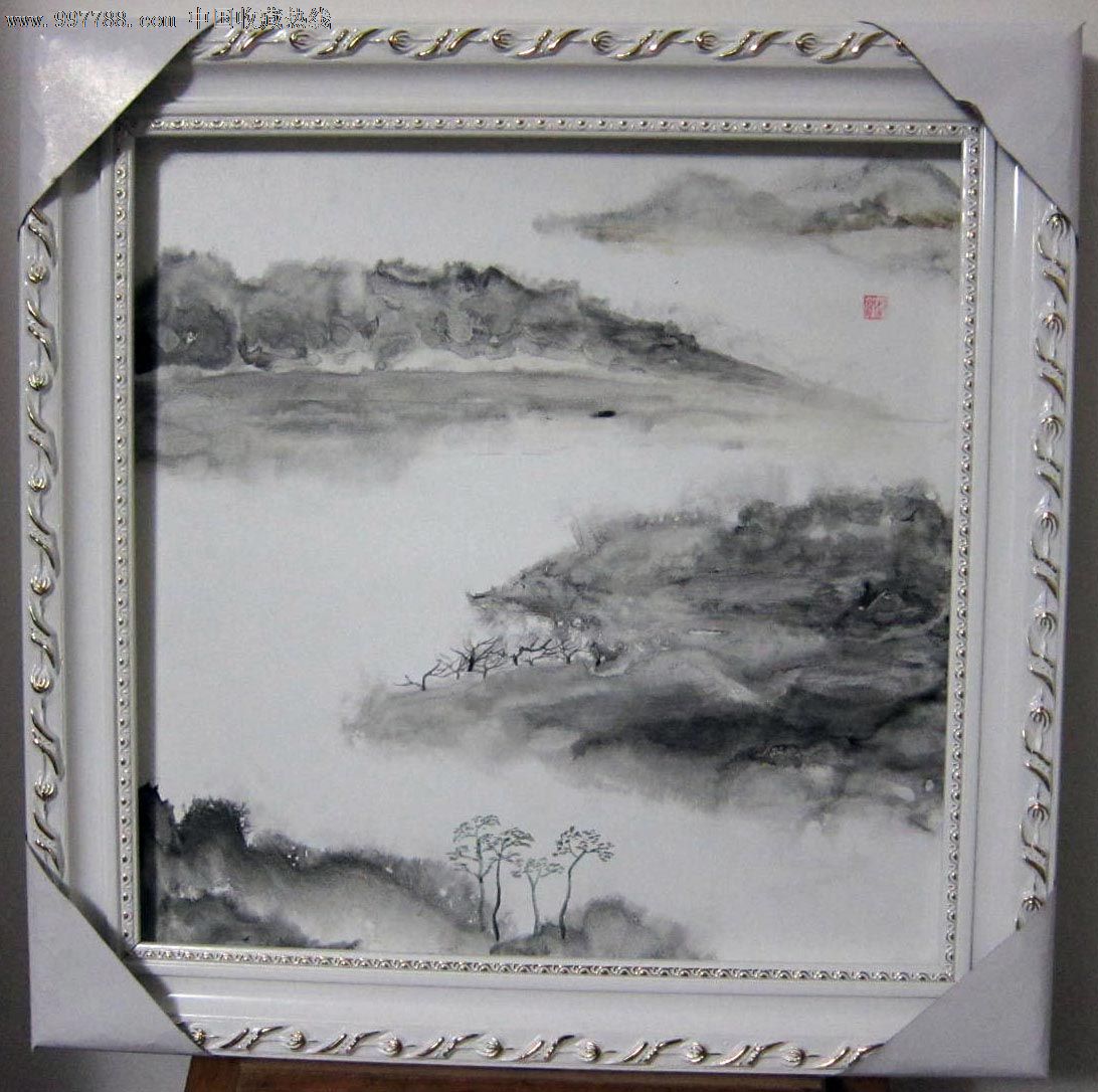 彩润中国画 画板 山水 30x30cm-山水国画原作--se