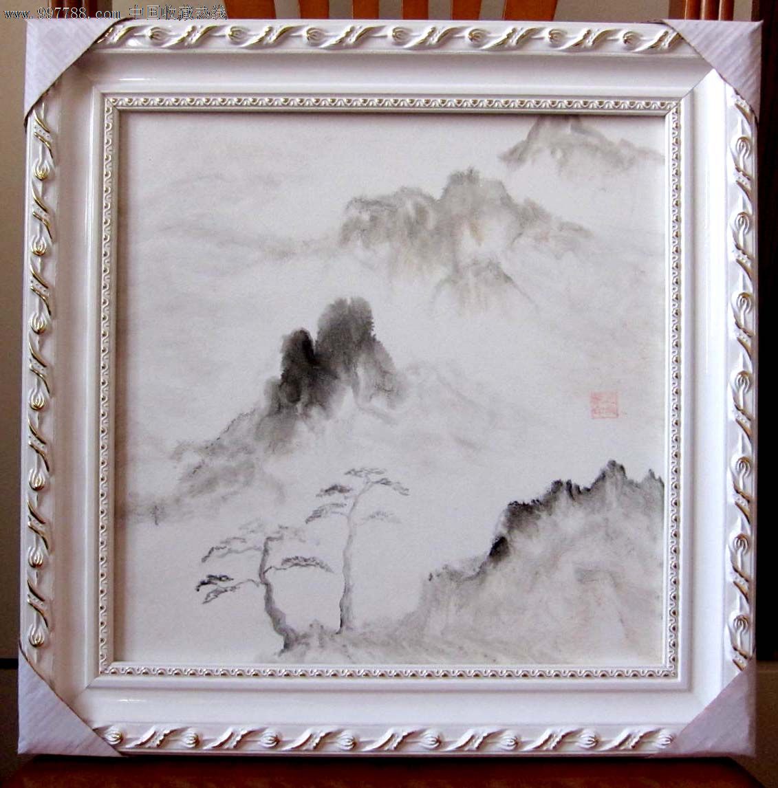 彩润中国画 画板 山水 30x30cm-se16143623-山水国画