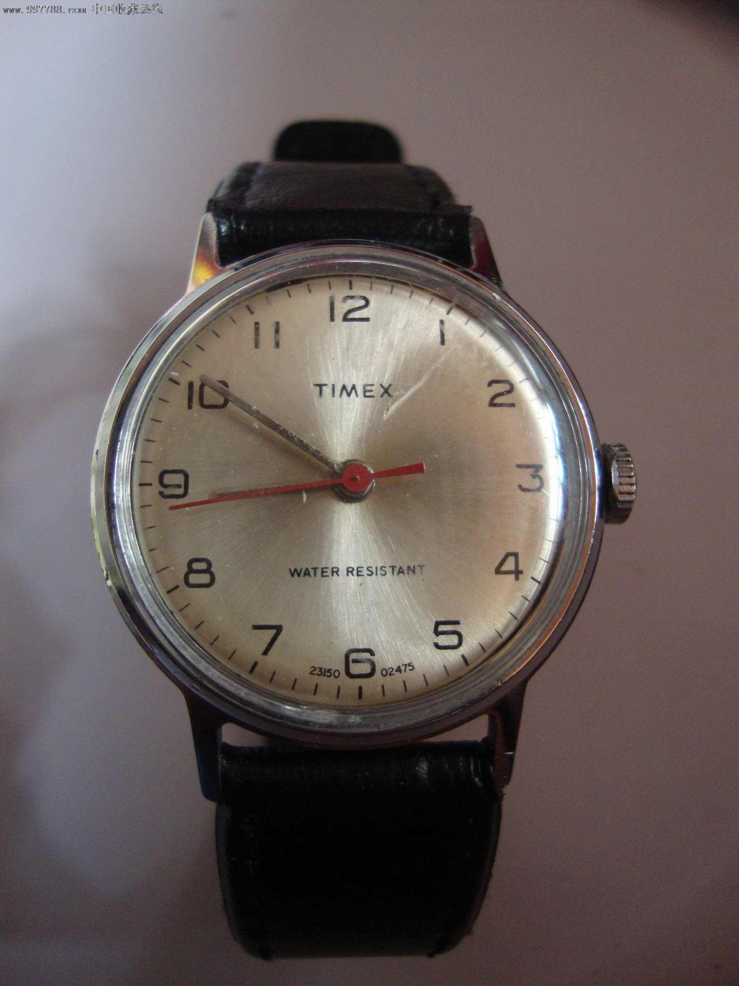 美国天美时手表17钻白盘手动机械手表