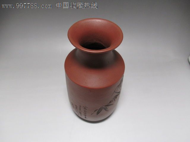 名人合作紫砂花瓶-se16206475-紫砂瓶-零售-7788收藏