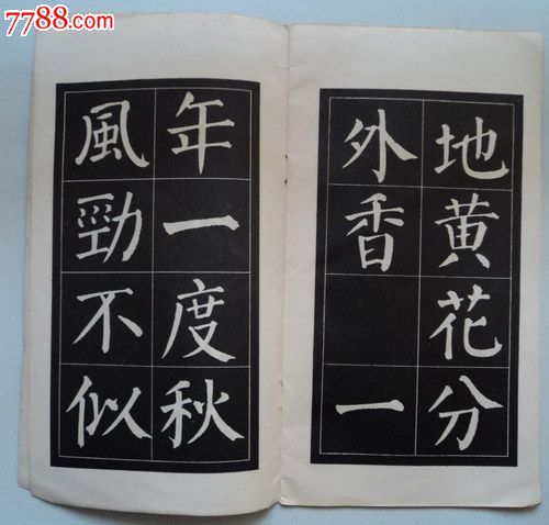 颜体字帖沁园春采桑子