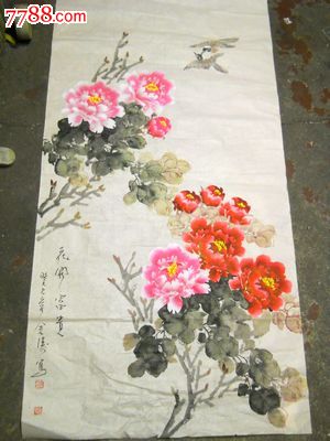 保真河南著名实力派青年画家——石金涛花鸟作品