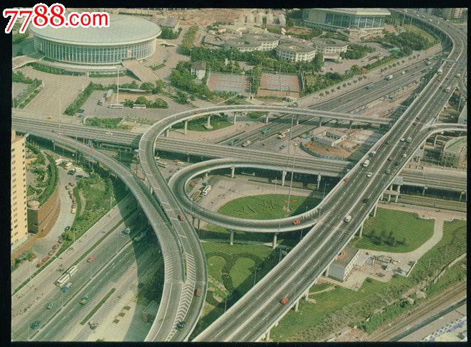 上海-内环线高架路-万体馆