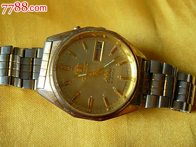 二手手表日本原装东方表双狮表全自动机械男表