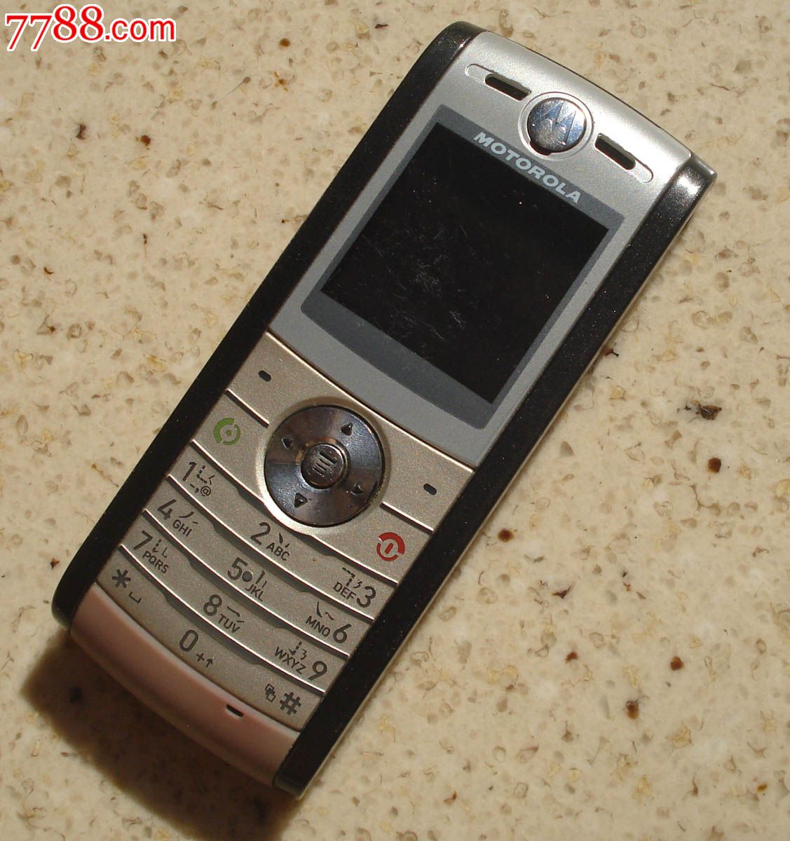 怀旧收藏二手motorola/摩托罗拉w208直板彩屏手机