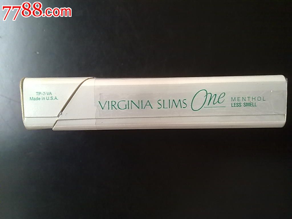 美国virginiaslims维珍妮牌one日本产薄荷女士香烟盒