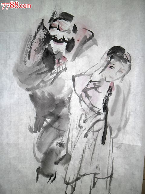 施胜辰中国美协戏曲人物师从叶浅予《钟馗嫁妹》12