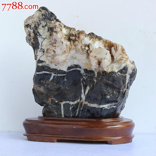 矿物晶体桂灵石天然奇石漓江原石可媲美白灵璧石gls037哈巴狗