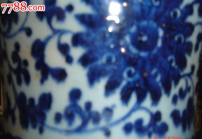 清乾隆青花瓷标本