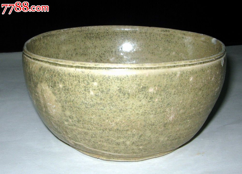 越窑精品青瓷:完整满釉精美青瓷-钵